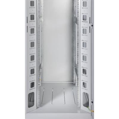 Шкаф телекоммуникационный напольный кроссовый 42U (800x800) дверь стекло,задняя металл,перфор.стенки-12