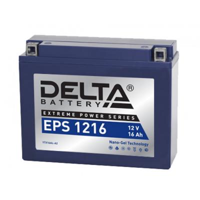 Аккумулятор для ИБП Delta Battery EPS, 162х87х205 мм (ВхШхГ),  необслуживаемый свинцово-кислотный,  12V/16 Ач, (EPS 1216)