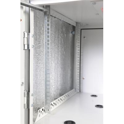 Шкаф уличный всепогодный 6U (800х800), передняя дверь вентилируемая-06