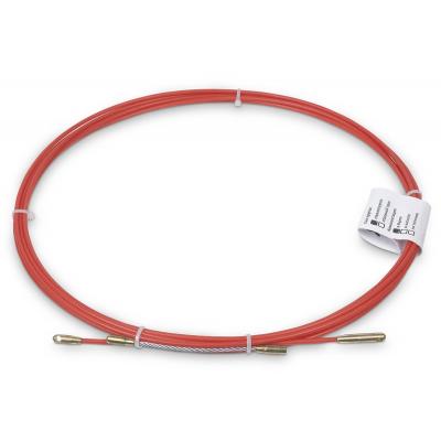 Протяжка для кабеля Cabeus, Полиэтилен, Ø с оболочкой: 3,5 мм, 3 м, бухта, пруток из стеклопластика, (Pull-B-3,5-3m)
