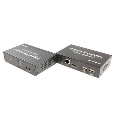 Комплект OSNOVO, RJ45/HDMI/TRS 3.5, передатчик и приёмник, (TA-HiKMP+RA-HiKMP)