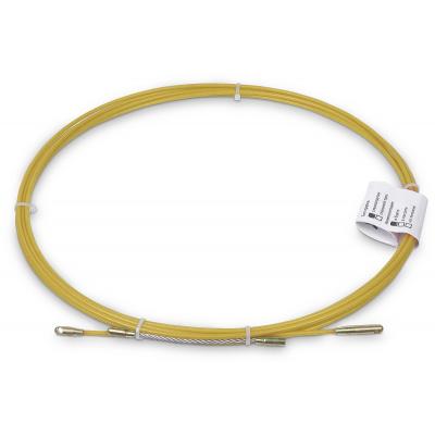 Протяжка для кабеля Cabeus, Полиэтилен, Ø с оболочкой: 4,5 мм, 5 м, бухта, пруток из стеклопластика, (Pull-B-4,5-5m)