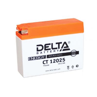 Аккумулятор для ИБП Delta Battery CT, 87х39х114 мм (ВхШхГ),  необслуживаемый свинцово-кислотный,  12V/2,5 Ач, (CT 12025)