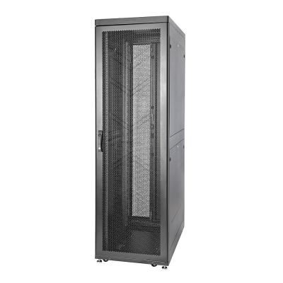 Шкаф серверный напольный Eurolan Rackcenter D9000, IP20, 42U, 2044х600х1000 мм (ВхШхГ), дверь: перфорация, боковая панель: сплошная, 2 части, разборны