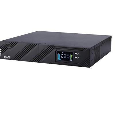 ИБП Powercom Smart King PRO+, 1000ВА, lcd дисплей, линейно-интерактивный, в стойку, 428х453х84 (ШхГхВ), 155-300V,  однофазный, (SPR-1000 LCD)