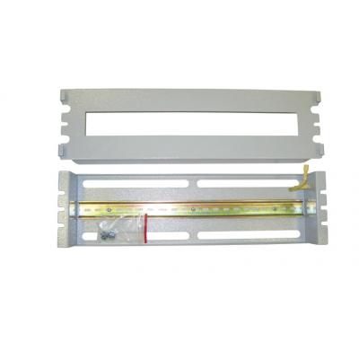 Модульная панель ЦМО, с din рейкой, 3U, для шкафов и стоек, цвет: серый