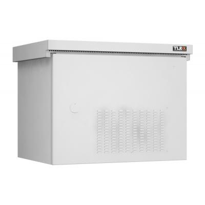Шкаф уличный всепогодный укомплектованный настенный TLK Climatic II, IP55, 9U, корпус: металл, 615х821х566 мм (ВхШхГ), цвет: серый