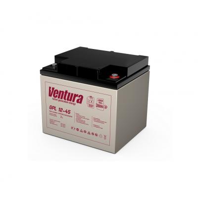 Аккумулятор для ИБП Ventura GPL, 171х166х198 мм (ВхШхГ),  необслуживаемый свинцово-кислотный,  12V/48 Ач, цвет: серый, (GPL 12-45)