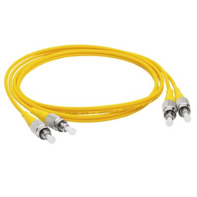 Комм. шнур оптический Lanmaster, Duplex FC/FC (UPC/UPC), OS2 9/125, LSZH, 0,5м, металл хвостовик, цвет: жёлтый