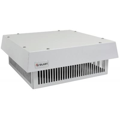 Вентилятор SILART GRM, в крышу, 230V, 137х351х351 мм (ВхШхГ), вентиляторов: 1, 64 дБ, IP22, поток: 346 м3/ч, для шкафов, цвет: серый