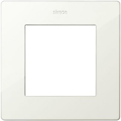 Рамка Simon Simon 24 Harmonie, 1 пост, 85х85 мм (ВхШ), плоская, универсальный, цвет: слоновая кость (2400610-031)