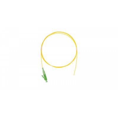Пигтейл BNH, LC/APC (SM), OS2 9/125, Tight Buffer, LSZH, 1,5м, зелёный хвостовик, цвет: жёлтый