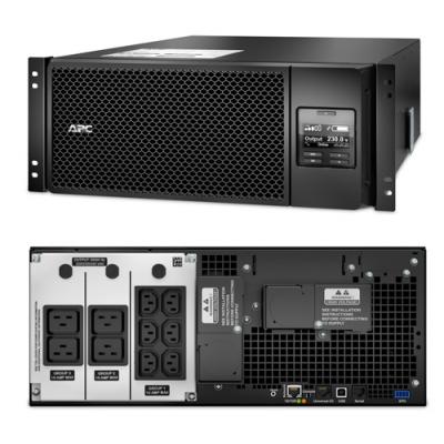 ИБП APC Smart-UPS SRT, 6000ВА, онлайн, в стойку, 432х719х174 (ШхГхВ), 230V, 4U,  однофазный, Ethernet, (SRT6KRMXLI)