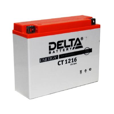 Аккумулятор для ИБП Delta Battery CT, 162х70х205 мм (ВхШхГ),  необслуживаемый свинцово-кислотный,  12V/16 Ач, (CT 1216)