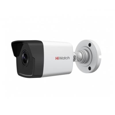 Сетевая IP видеокамера HiWatch, корпусная, улица, 2Мп, 1/2,7’, 1920х1080, ИК, цв:0,01лк, об-в:4мм, DS-I200(D) (4 mm)