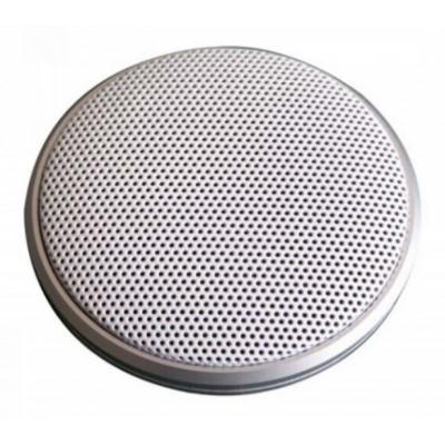 Микрофон HIKVISION, Ø64 мм, 20 мм В, для систем видеонаблюдения, материал: алюминий, цвет: белый