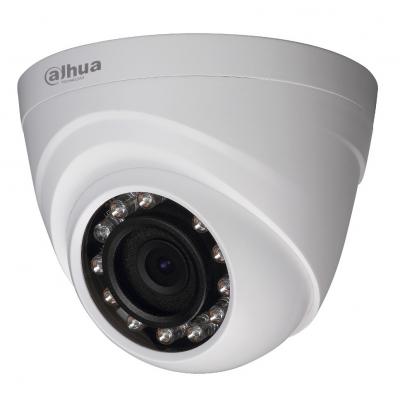 Видеокамера HDCVI Dahua, купольная, помещ./улица, 1 Мп, 1/2,7’, 1920х1080, 25к/с, ИК-фильтр, цв: 0,02лк, объе-в: 3,6мм, DH-HAC-HDW1200MP-0360B-S3