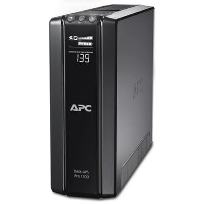 ИБП APC Back-UPS Pro, 1500ВА, линейно-интерактивный, напольный, 112х380х301 (ШхГхВ), 230V,  однофазный, (BR1500GI)