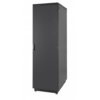 Дверь (к шкафу) Eurolan S3000, 22U, 1035х587х23 мм (ВхШхГ), металл, цвет: чёрный