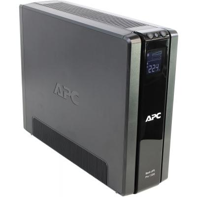 ИБП APC Back-UPS Pro, 1500ВА, шнур 1.8 метра, линейно-интерактивный, напольный, 112х382х301 (ШхГхВ), 230V,  однофазный, Ethernet, (BR1500G-RS)