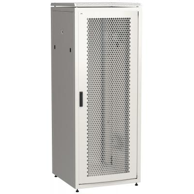 Шкаф серверный напольный ITK LINEA N, IP20, 42U, 2055х800х800 мм (ВхШхГ), дверь: перфорация, боковая панель: сплошная съемная, разборный, цвет: серый