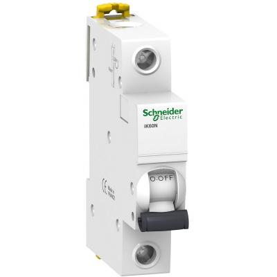 Автоматический выключатель Schneider Electric Acti 9, 2 модуль, C класс, 1P, 20А, 6кА, (A9K24120)