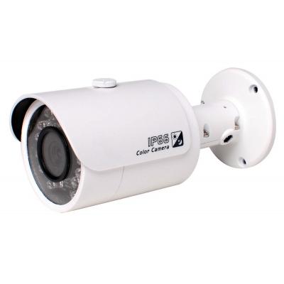 Видеокамера HDCVI Dahua, bullet-камера, помещ./улица, 2,4Мп, 1/2,8’, 1984х1121, 25к/с, ИК, цв:0,05лк, об-в:8мм, DH-HAC-HFW2220SP-0800B