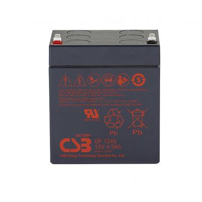 Аккумулятор для ИБП CSB Battery GP, 102,3х69,9х92,8 мм (ВхШхГ),  необслуживаемый свинцово-кислотный,  12V/4,5 Ач, (GP 1245)