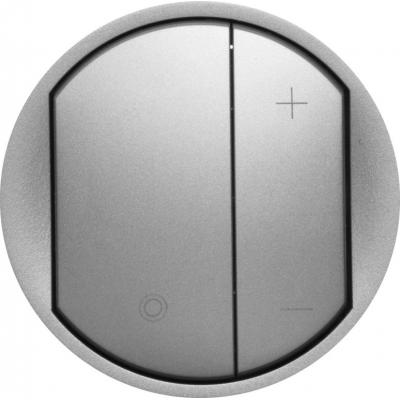 Лицевая панель для светорегулятора Legrand Celiane, 2, 146х97 мм (ВхШ), цвет: титан, (LEG.065183)