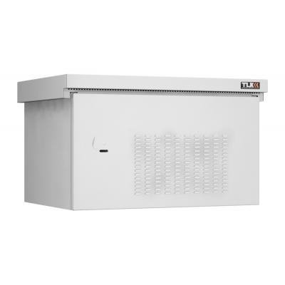 Шкаф уличный всепогодный укомплектованный настенный TLK Climatic II, IP55, 6U, корпус: металл, 482х821х566 мм (ВхШхГ), цвет: серый