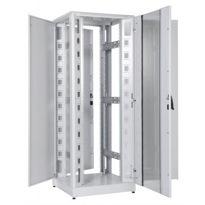 Шкаф телекоммуникационный напольный кроссовый 33U (800x800) дверь стекло,задняя металл,перфор.стенки-07