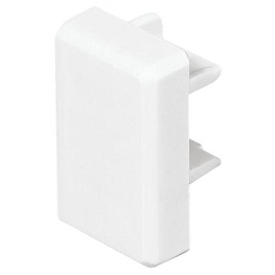 Заглушка Efapel Серия 10, боковой, для мини-канала, 40х16 мм (ШхГ), цвет: белый, (безгалогеновый) 