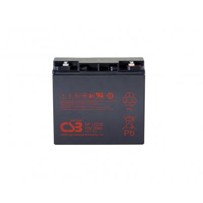 Аккумулятор для ИБП CSB Battery GP, 167х76,2х181 мм (ВхШхГ),  необслуживаемый свинцово-кислотный,  12V/20 Ач, (GP 12200)