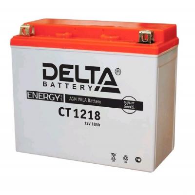 Аккумулятор для ИБП Delta Battery CT, 154х88х177 мм (ВхШхГ),  необслуживаемый свинцово-кислотный,  12V/20 Ач, (CT 1218)