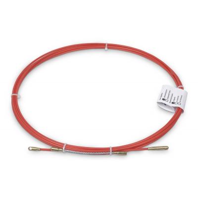 Протяжка для кабеля Cabeus, Полиэтилен, Ø с оболочкой: 3,5 мм, 10 м, бухта, пруток из стеклопластика, (Pull-B-3,5-10m)