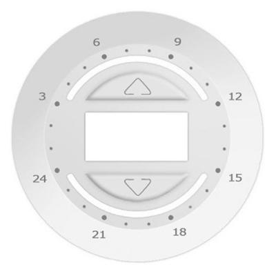 Лицевая панель для выключателя Legrand Celiane, 2, 70х58 мм (ВхШ), без подсветки, символы 