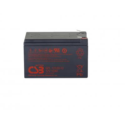 Аккумулятор для ИБП CSB Battery GPL, 94,1х98х151 мм (ВхШхГ),  необслуживаемый свинцово-кислотный,  12V/12 Ач, (GPL 12120)