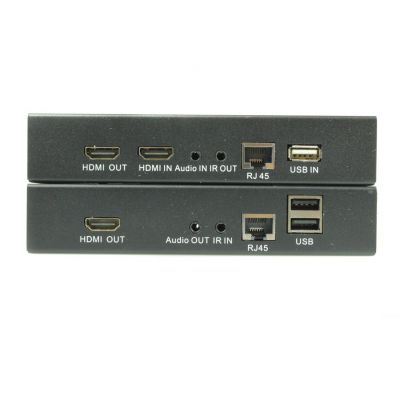 Комплект OSNOVO, HDMI (Type A), передатчик и приёмник, (TLN-HiKM2+RLN-HiKM2)