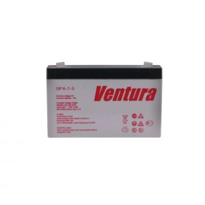 Аккумулятор для ИБП Ventura GP, 100х34х151 мм (ВхШхГ),  необслуживаемый свинцово-кислотный,  6V/7 Ач, цвет: серый, (GP 6-7)