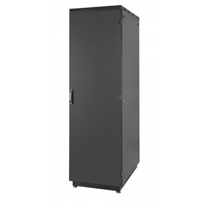 Дверь (к шкафу) Eurolan S3000, 47U, 600 мм Ш, металл, цвет: чёрный