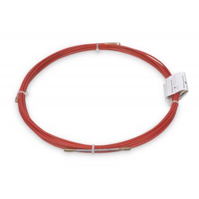 Протяжка для кабеля Cabeus, Полиэтилен, Ø с оболочкой: 3,5 мм, 10 м, бухта, пруток из стали, (Pull-S-3,5-10m)
