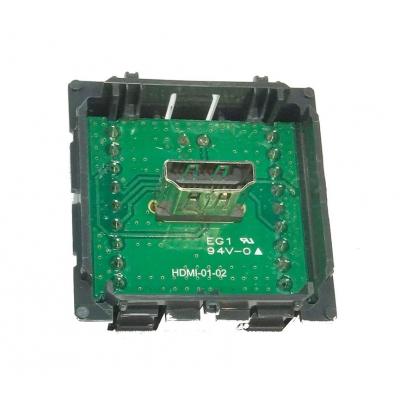 Розетка информационная Legrand Celiane, HDMI, внутренняя, 57х97 мм (ВхШ), цвет: чёрный, ip40 (067317)