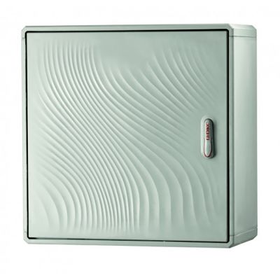 Шкаф электротехнический настенный DKC Conchiglia, IP65, 370х580х330 мм (ВхШхГ), дверь: пластик, стеклопластик, цвет: серый