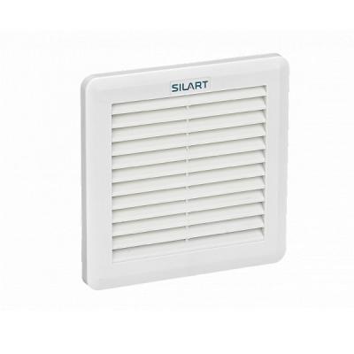 Вентиляторный фильтр SILART NLF, 150х150х32 мм (ВхШхГ), IP55, для вентиляторного модуля, цвет: белый