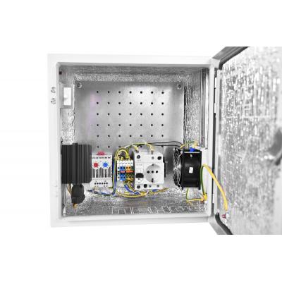 Шкаф уличный всепогодный укомплектованный настенный ЦМО ШТВ-НЭ, IP65, корпус: металл, 300х300х200 мм (ВхШхГ), цвет: серый