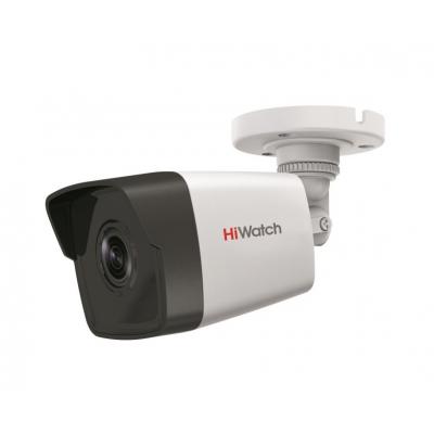 Сетевая IP видеокамера HiWatch, корпусная, улица, 4Мп, 1/3’, 2560х1440, ИК, цв:0,01лк, об-в:2,8мм, DS-I450M (2.8 mm)