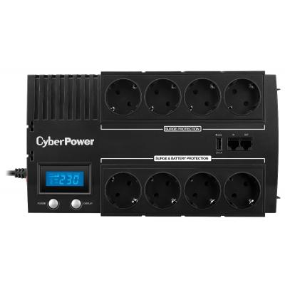 ИБП CyberPower BRICS LCD, 1000ВА, линейно-интерактивный, напольный, 166х288х118 (ШхГхВ), 220V,  однофазный, (BR1000ELCD)