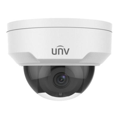Сетевая IP видеокамера Uniview, купольная, универсальная, 2Мп, 1/2,7’, 1920х1080, 30к/с, ИК, цв:0,003лк, об-в:2,8мм, IPC322SR3-DVPF28-C-RU
