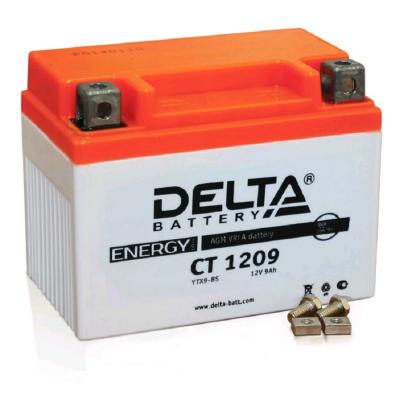 Аккумулятор для ИБП Delta Battery CT, 108х86х150 мм (ВхШхГ),  необслуживаемый свинцово-кислотный,  12V/9 Ач, (CT 1209)