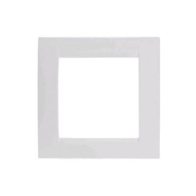 Рамка Simon Simon 15, 1 пост, 80х80 мм (ВхШ), плоская, универсальный, цвет: белый (1500610-030)